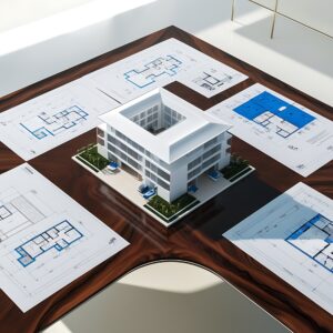 Real estate agent and Sales manager team analysis pricing of rental lease contract of sale purchase