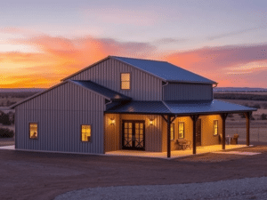 Read more about the article Ditch the To-Do List: Why a Metal Barndominium Means Low-Maintenance Living in Texas