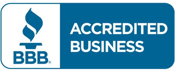 A better business bureau accredited business badge