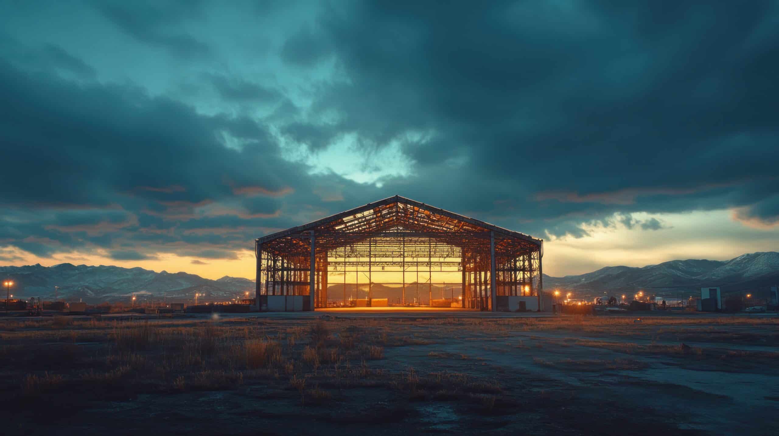 Steel barndominium frame construction by barndominium builders in Kerrville, Texas